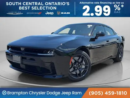 Black 2026 Dodge Charger Sedan All-Wheel Drive Automatic