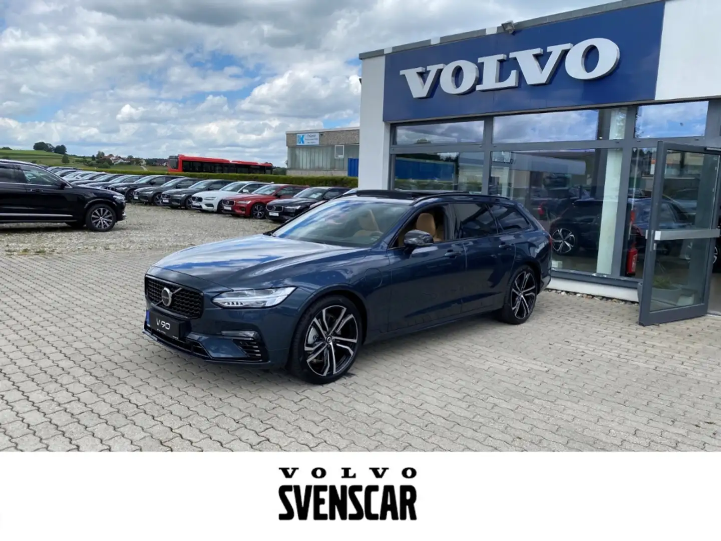 Volvo V90 Ultimate Dark Recharge Plug-In Hybrid AWD T8 Twin Blue - 1