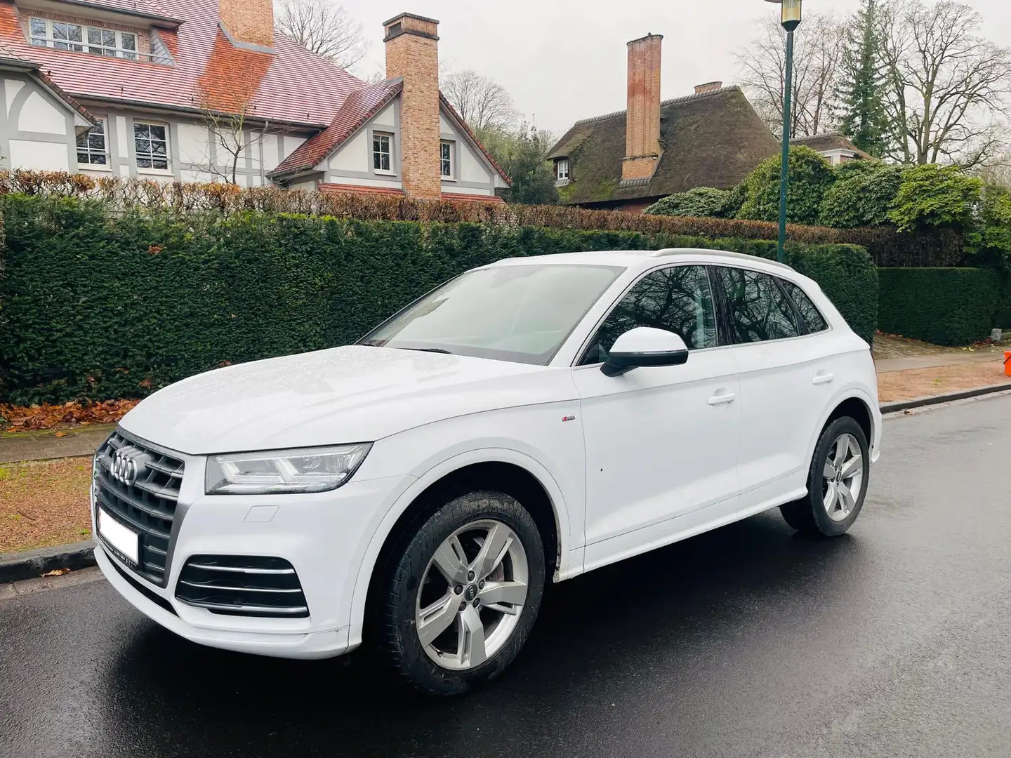 Audi Q5 Q5 2.0 TDI 163 S tronic 7 Quattro S line Blanc - 1