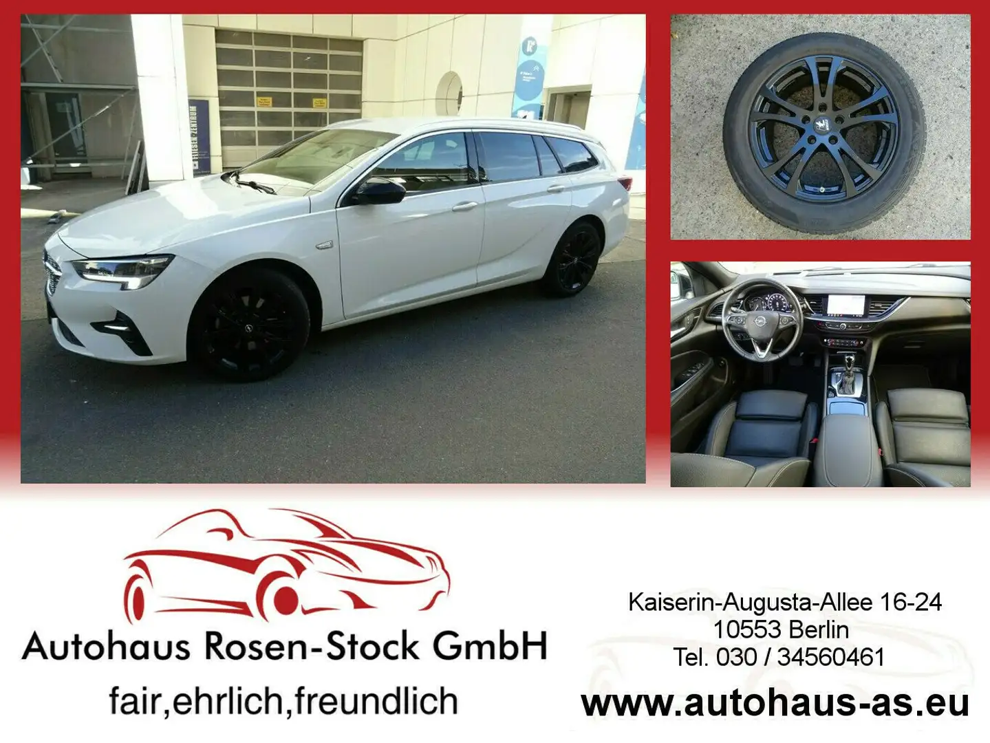 Opel Insignia 2,0 CDTI Business Elegance,Autom,Leder,AHK Blanc - 1
