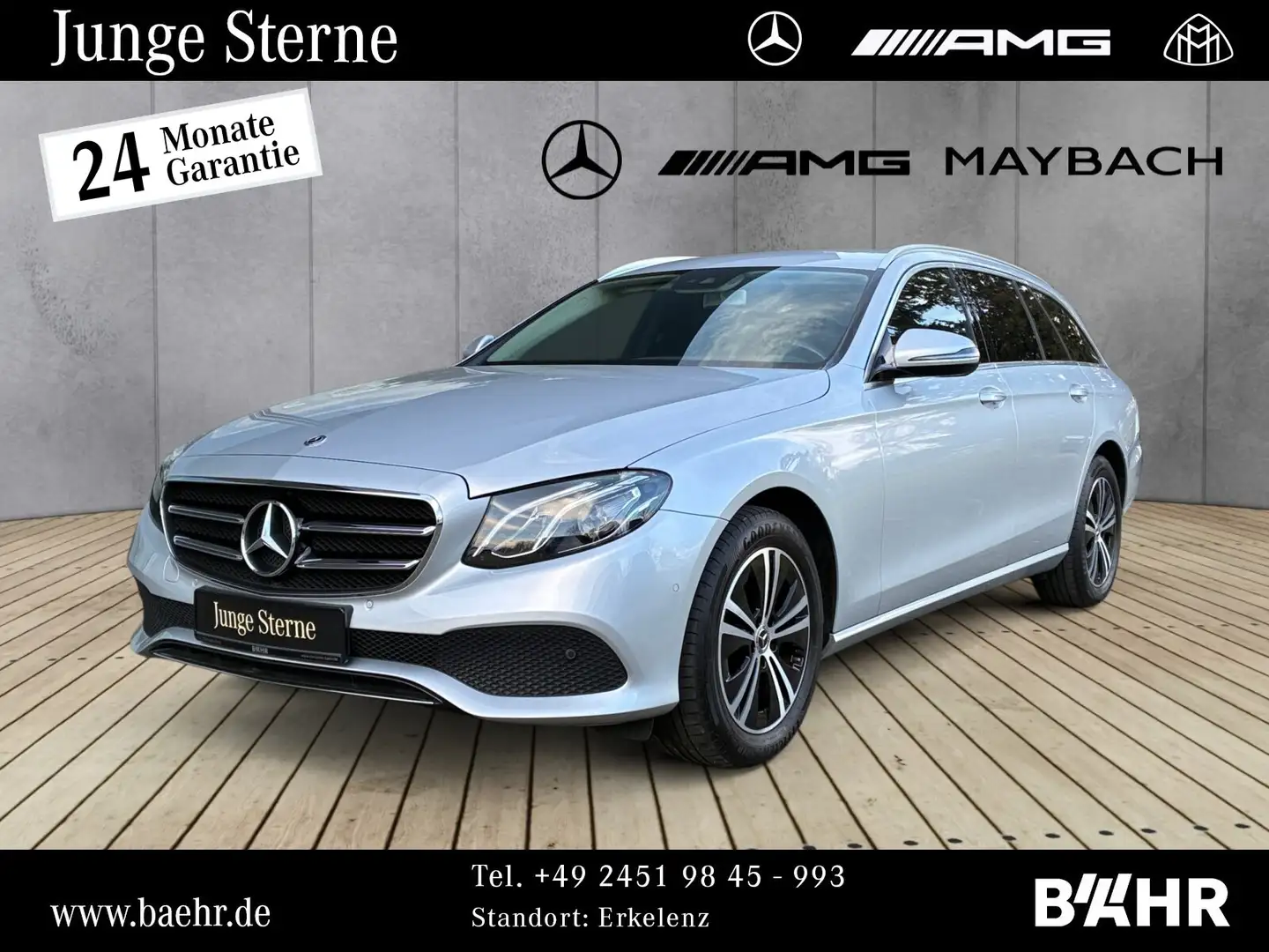 Mercedes-Benz E 220 E 220 d T Avantgarde/Comand/LED/Parktr.+RFK/17" Silber - 1