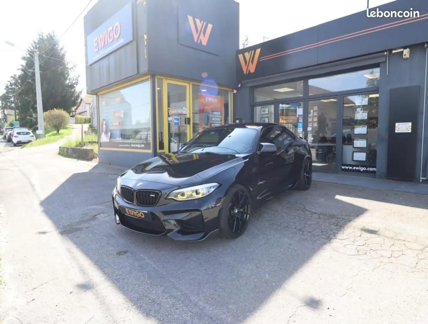BMW M2 coupe 3.0 370 ch pack competition dkg bva Noir - 1