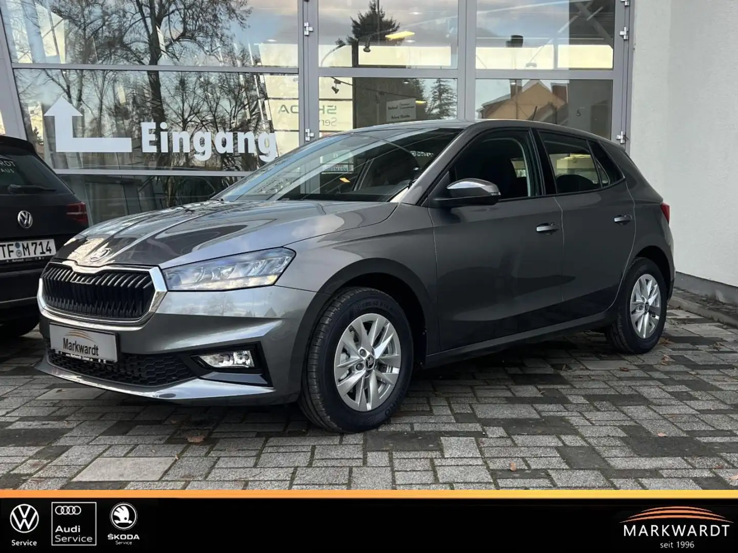 Skoda Fabia LED PDC Klima Grijs - 1