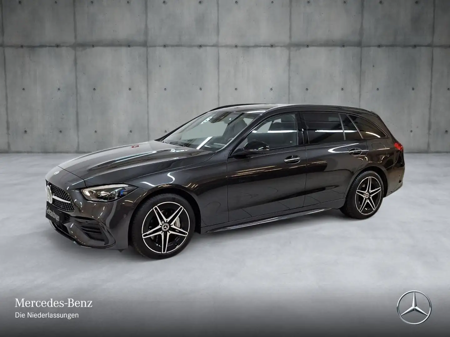 Mercedes-Benz C 300 e T AMG+NIGHT+PANO+360+KEYLESS+9G Grau - 2