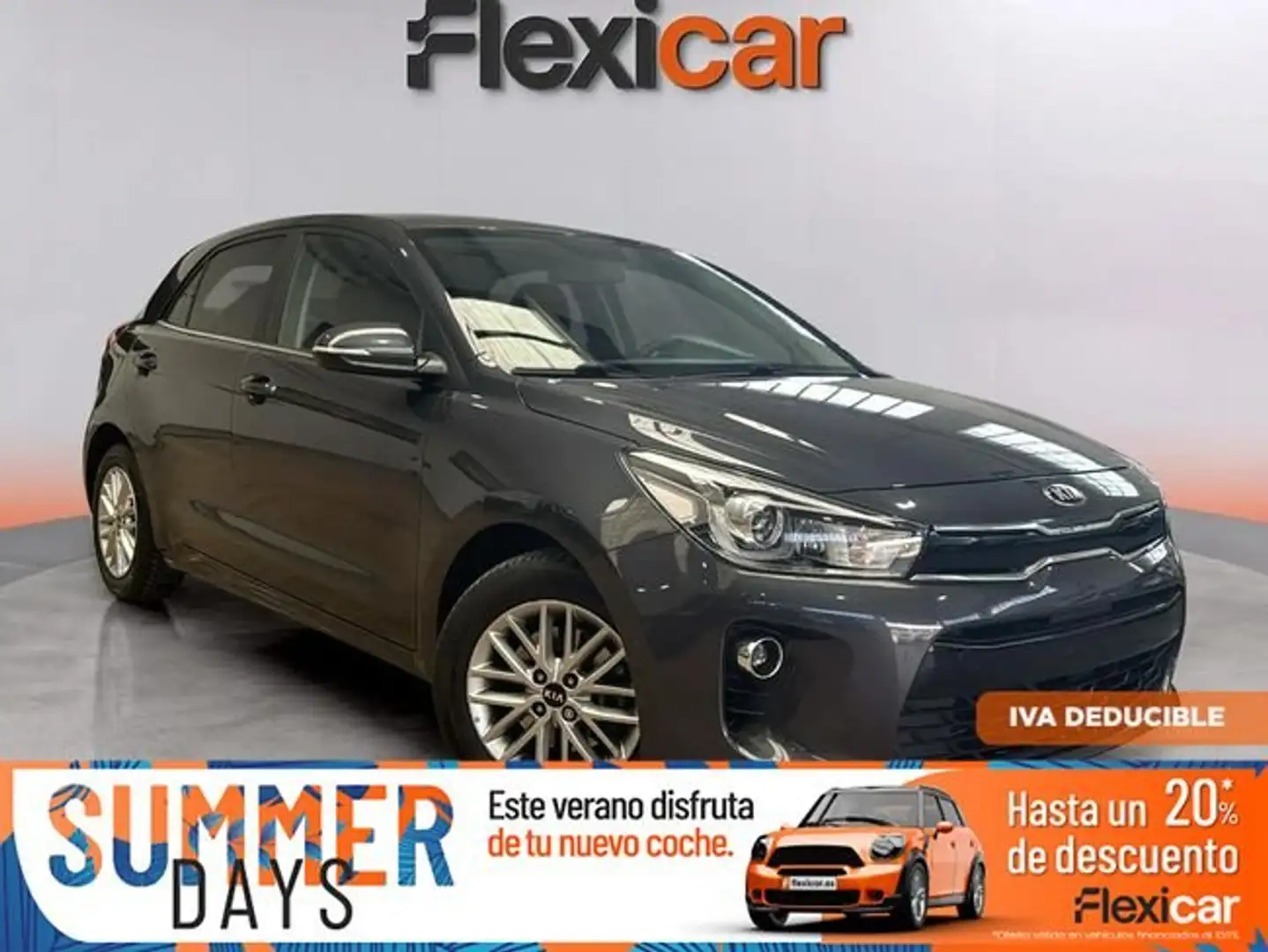 Kia Rio 1.0 T-GDi 74kW (100CV) Business Gris - 1