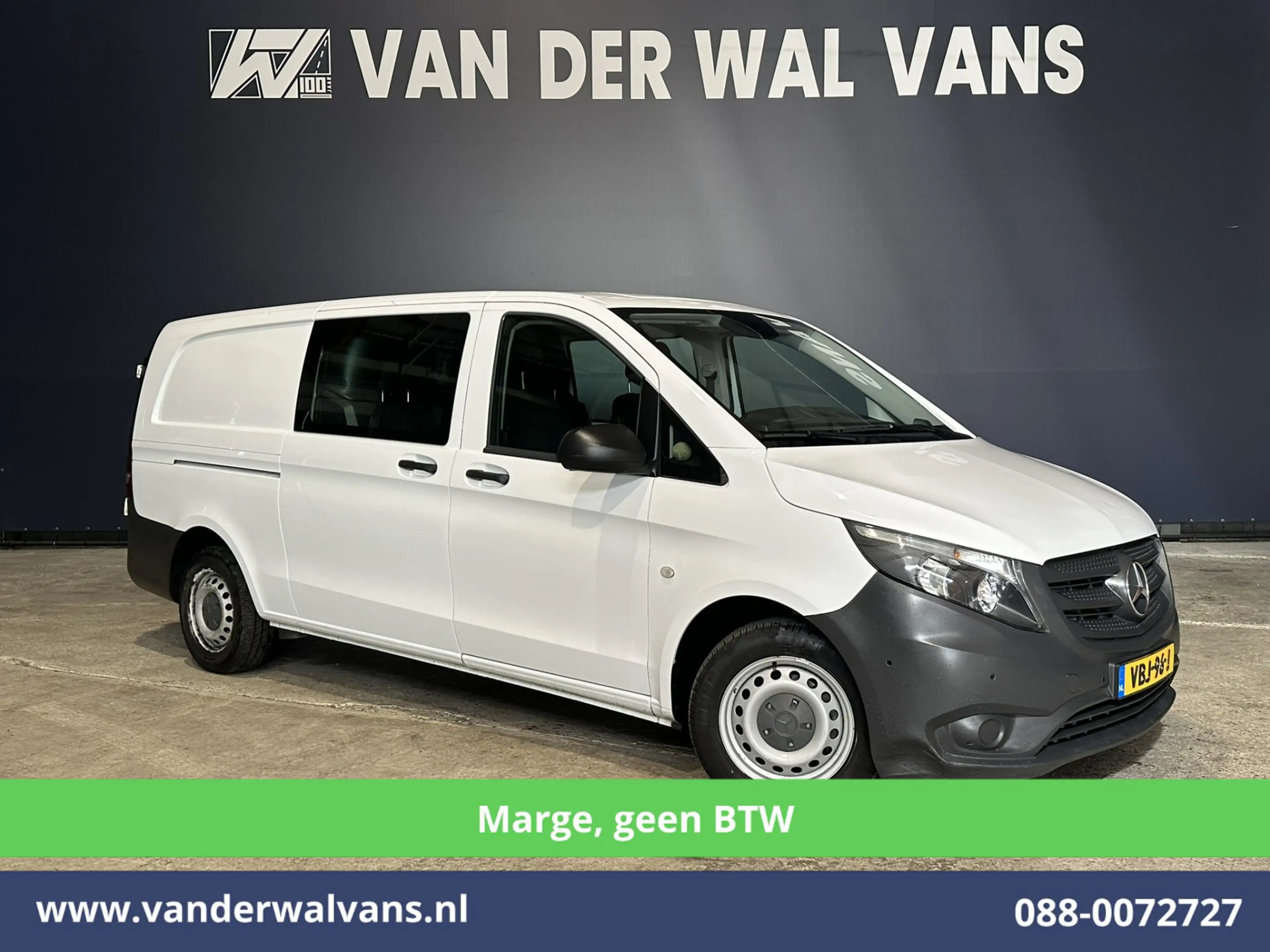 Mercedes-Benz Vito 111 CDI **MARGE, Geen BTW** L3H1 Dubbele Cabine Eu