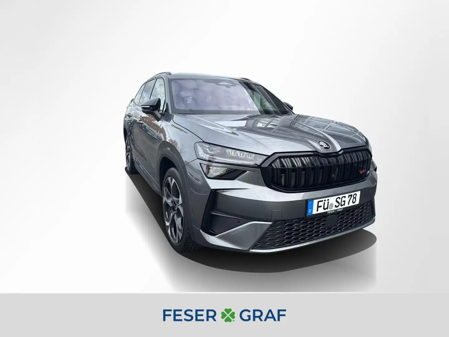 Skoda Kodiaq RS 2,0l TSI DSG * SHZ AHK MATRIX PANO* Grau - 1