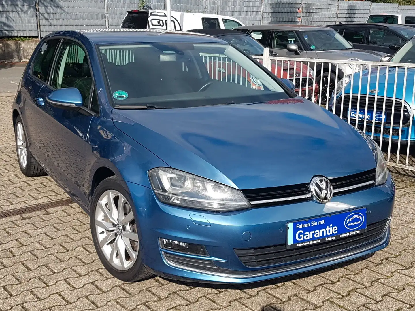 Volkswagen Golf 1.4 TSI Highline Xenon Sitzhzg. Parkpilot Blau - 1