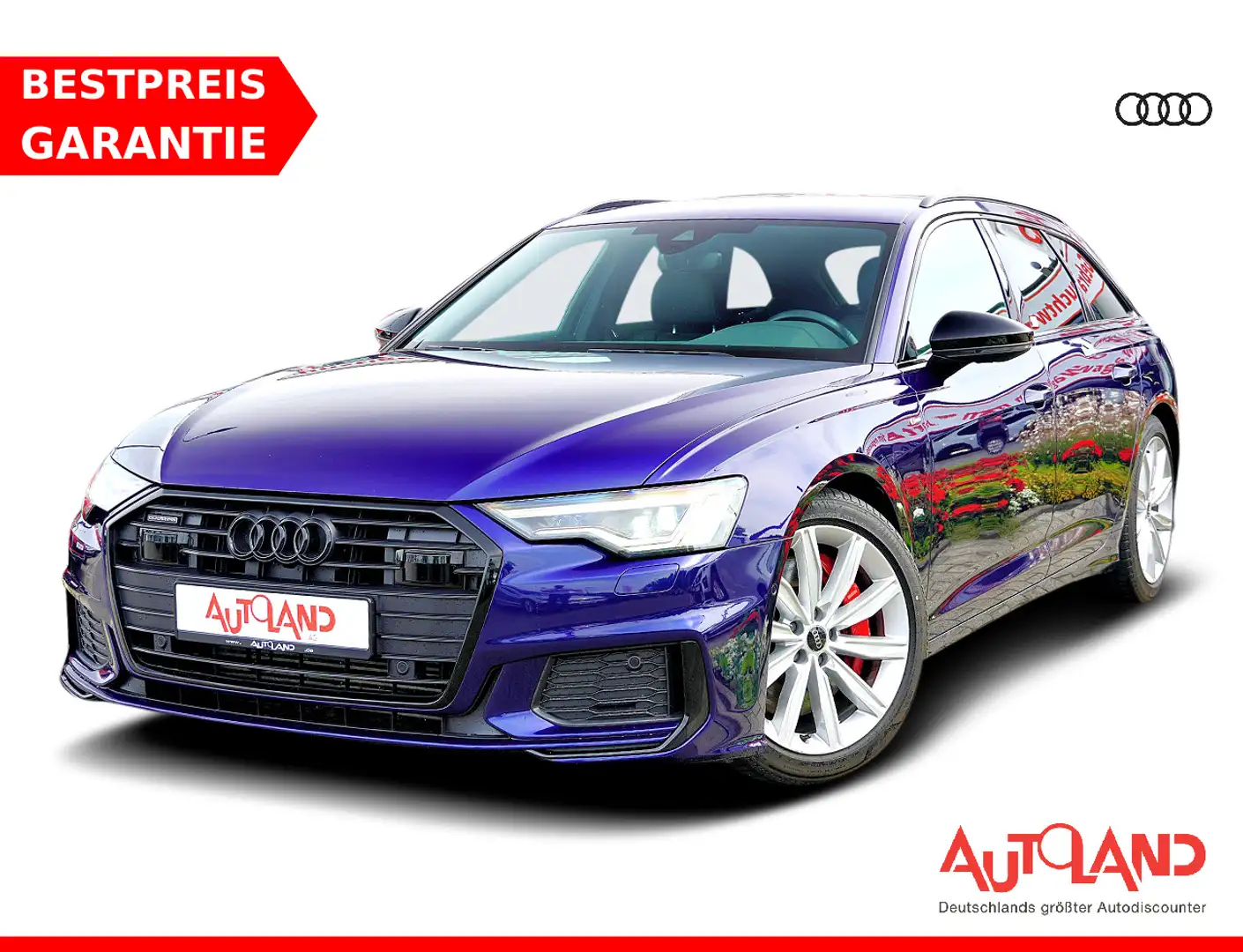 Audi A6 Avant 55 2.0 TFSI e quattro sport S-Line LED Blau - 1