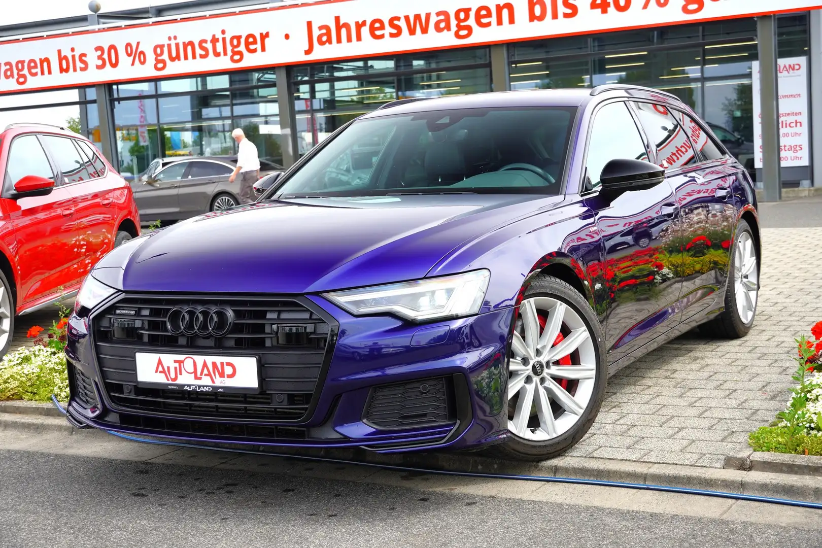 Audi A6 Avant 55 2.0 TFSI e quattro sport S-Line LED Blau - 2