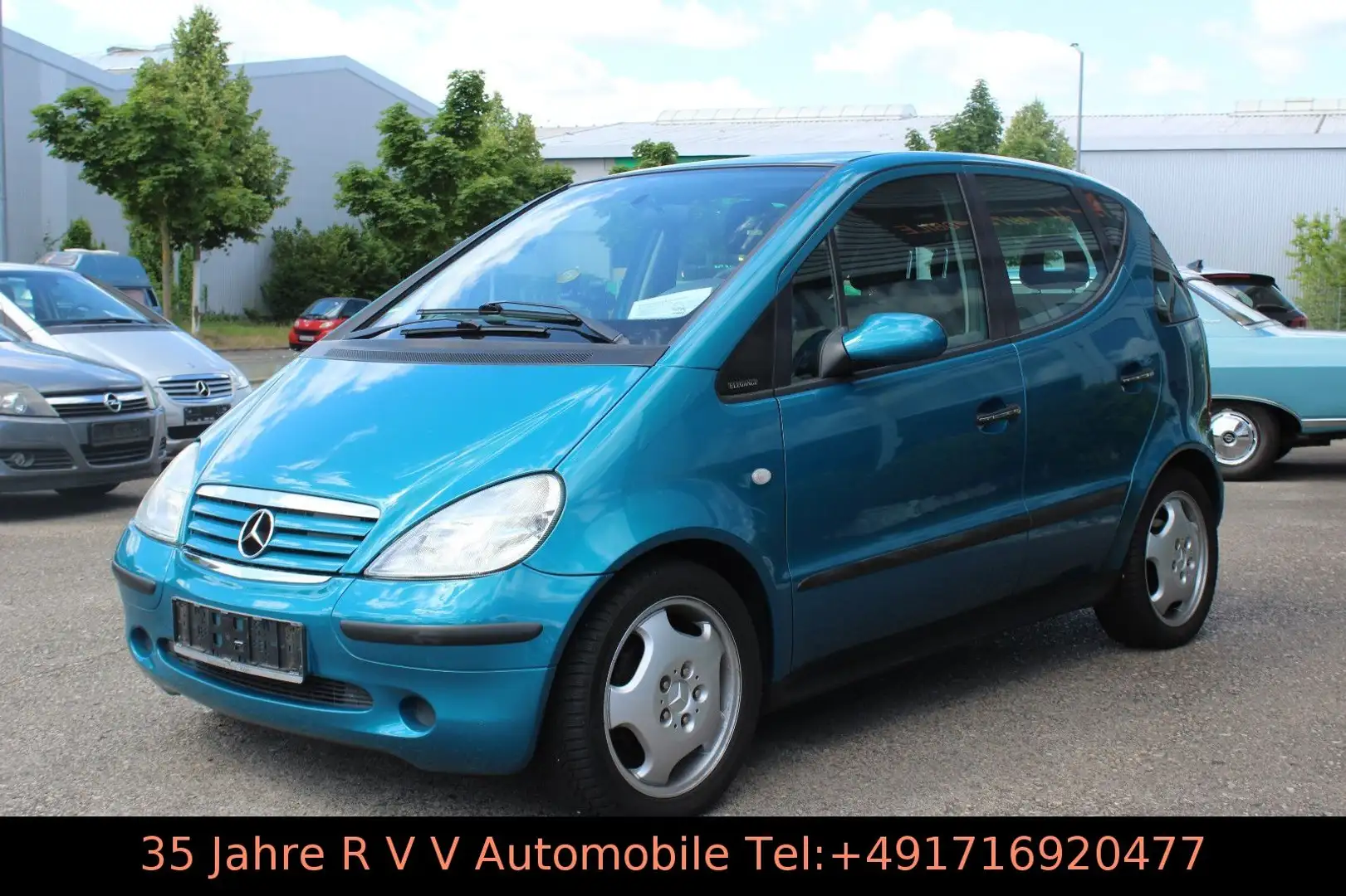 Mercedes-Benz A 190 ELEGANCE, Halbautomatik, TÜV neu Niebieski - 1