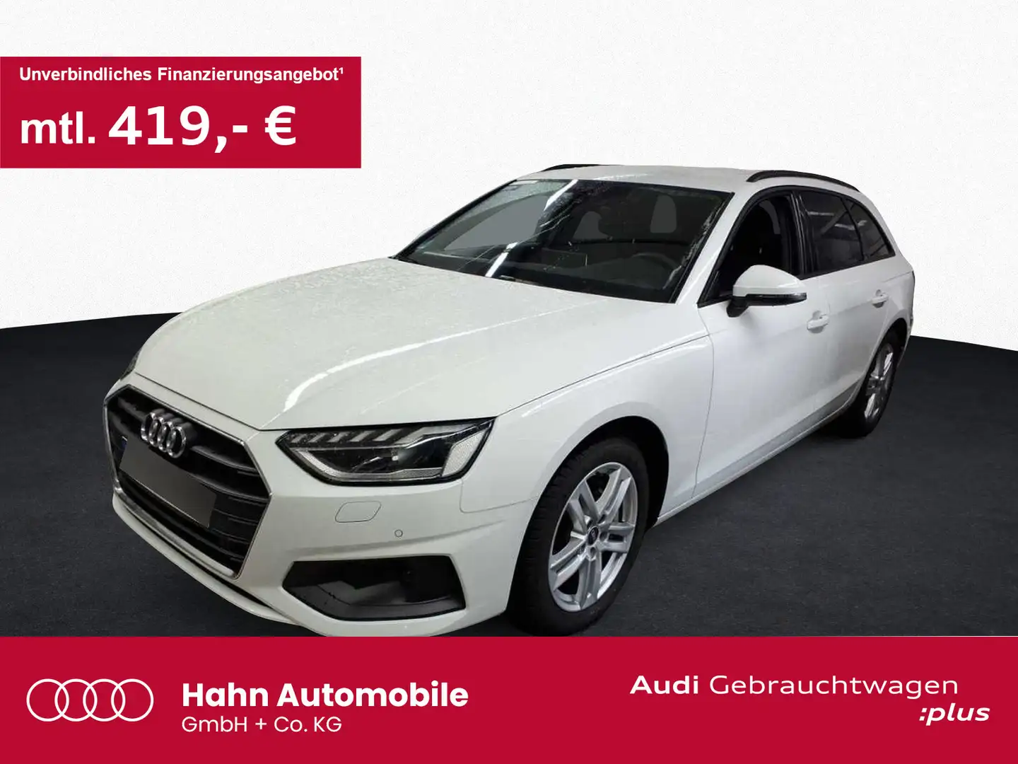 Audi A4 40 TFSI Matrix Navi Carplay PDC CAM Si Weiß - 1