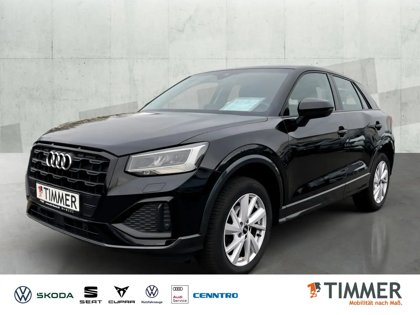 Audi Q2 35 TFSI S-Tronic ADVANCED +LED +NAVI +SHZ +DAB + Noir - 1