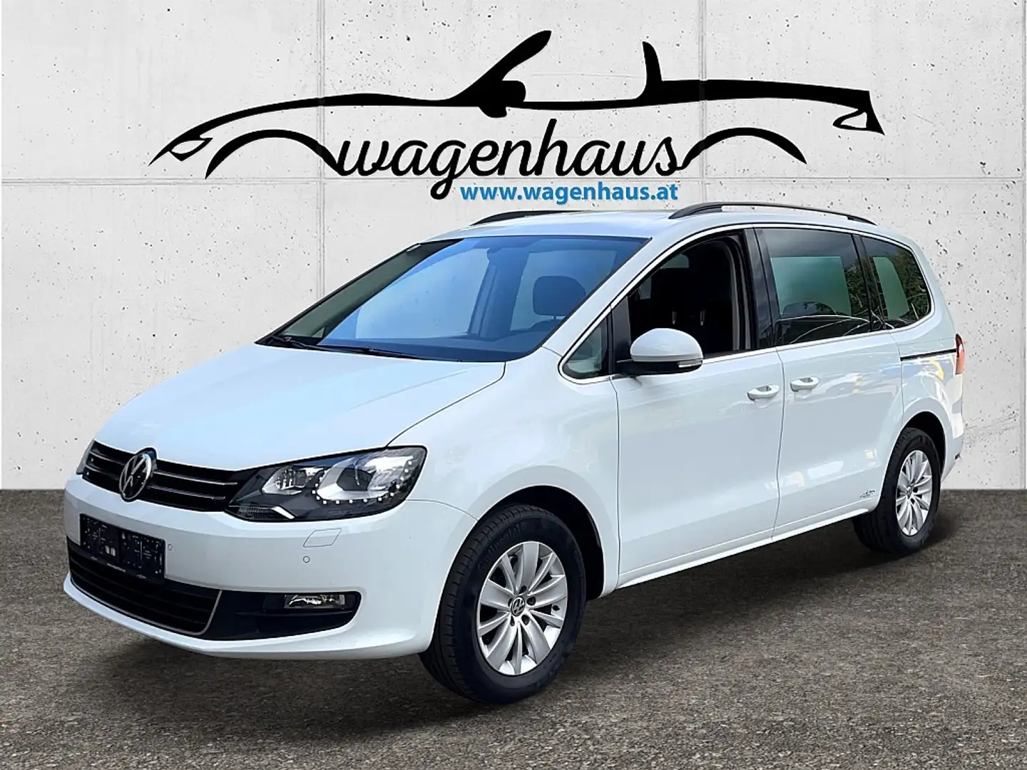 Volkswagen Sharan Business TDI 4Motion, AHV, Kamera, Weiß - 1