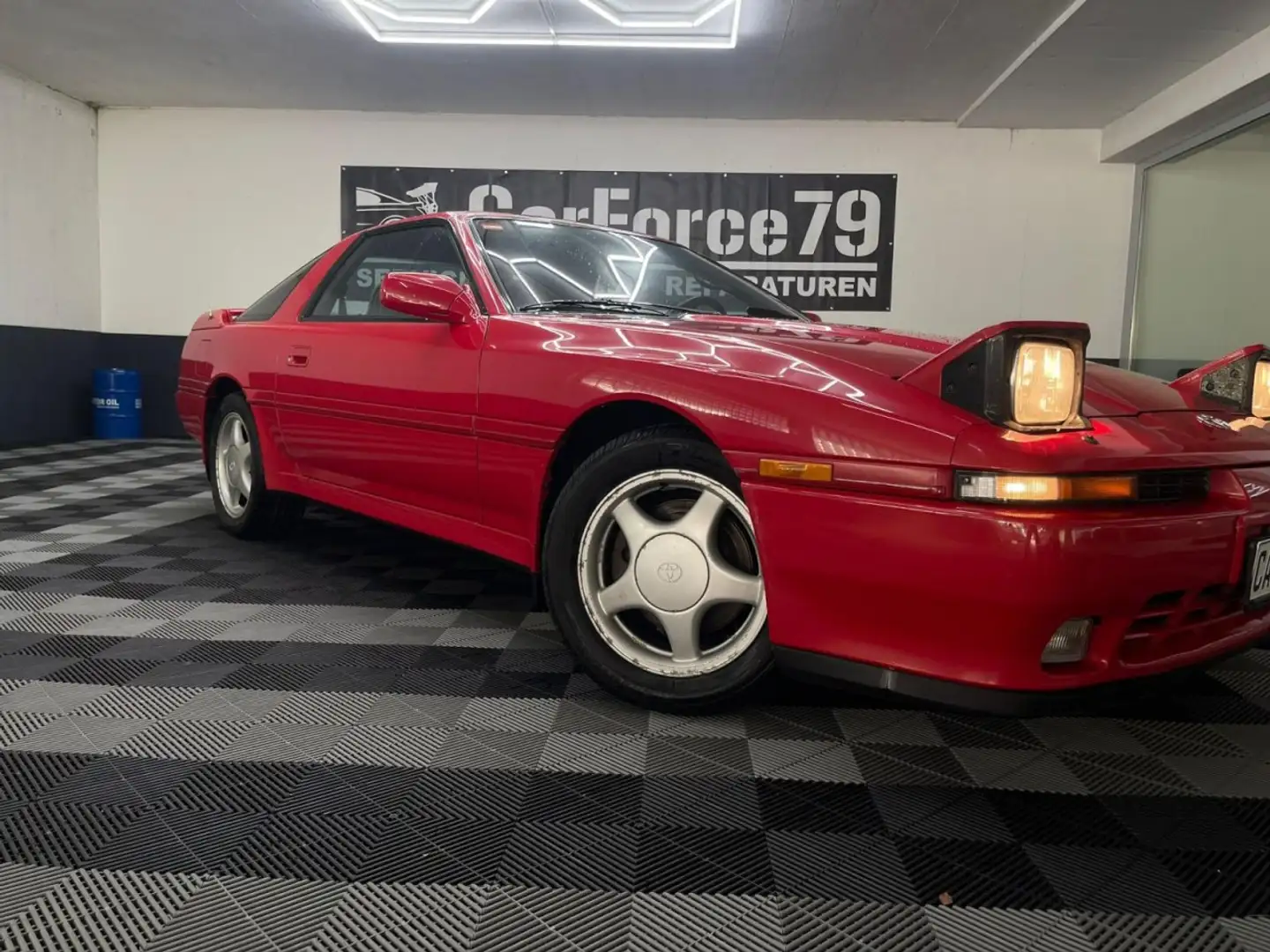 Toyota Supra 3.0 Turbo Targa Schalter *Kundenauftrag* Klima Rot - 1