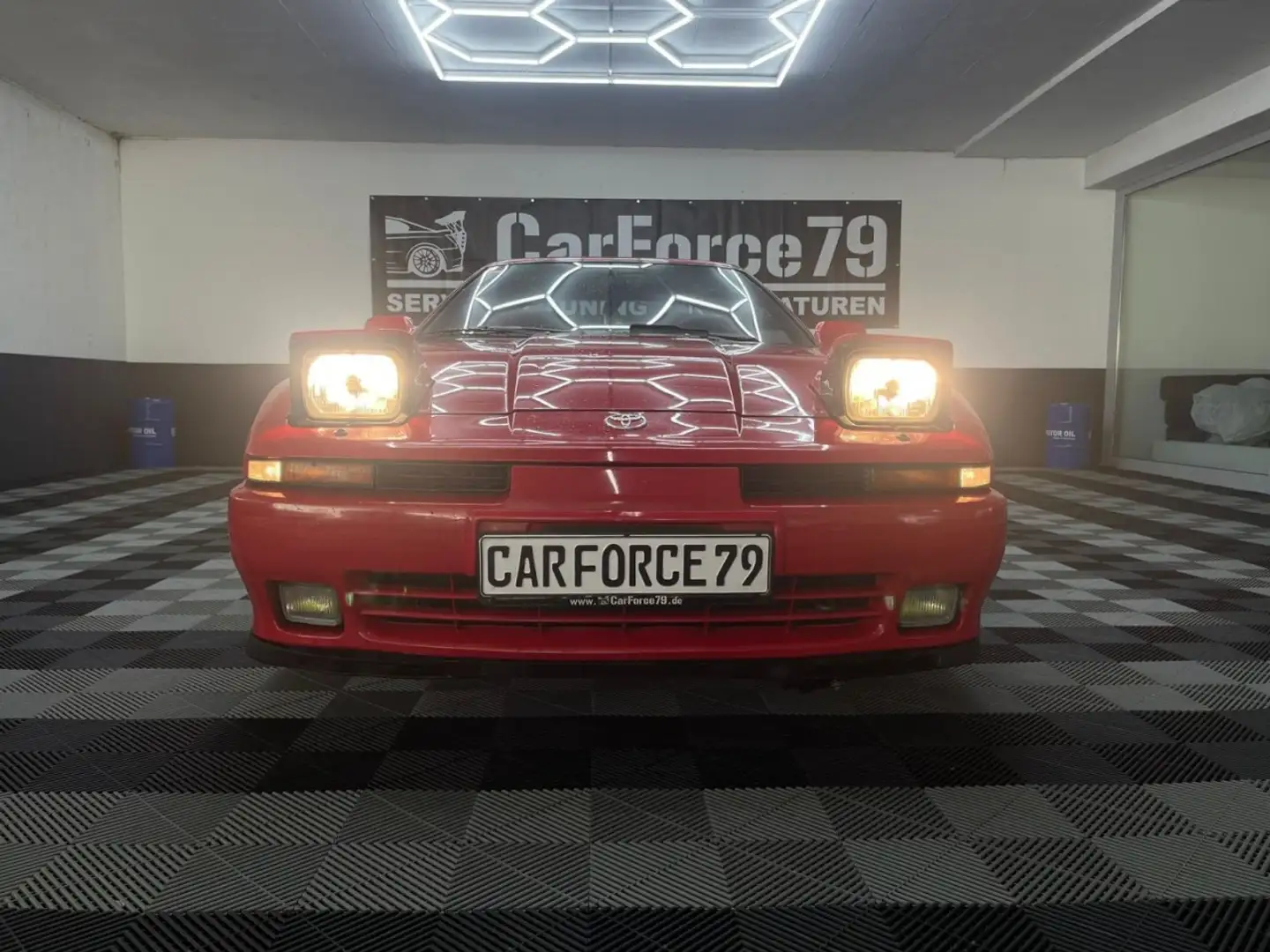 Toyota Supra 3.0 Turbo Targa Schalter *Kundenauftrag* Klima Rot - 2