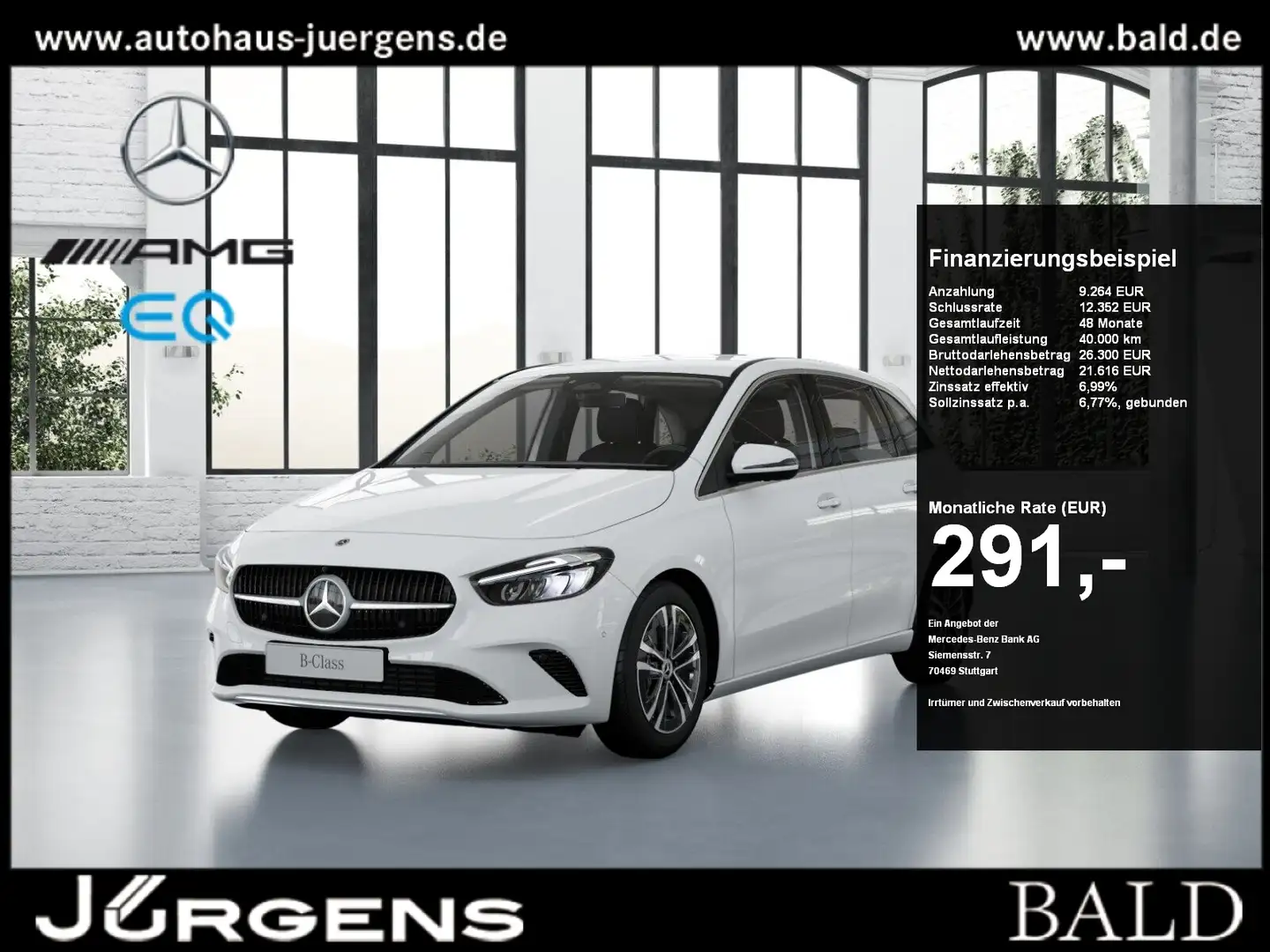 Mercedes-Benz B 180 Progressive/LED/Kamera/EASY-P/Winter/SHZ Weiß - 1