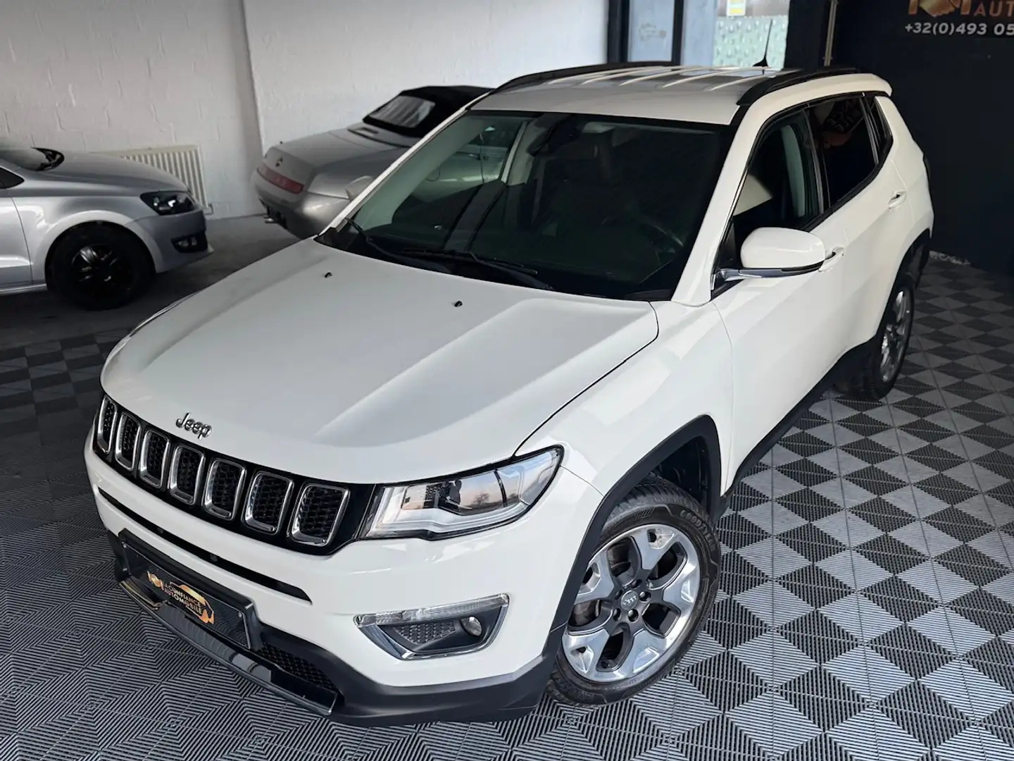 Jeep Compass 1.4i 4x4 Automatique 1er prop garantie 12 mois Blanc - 2