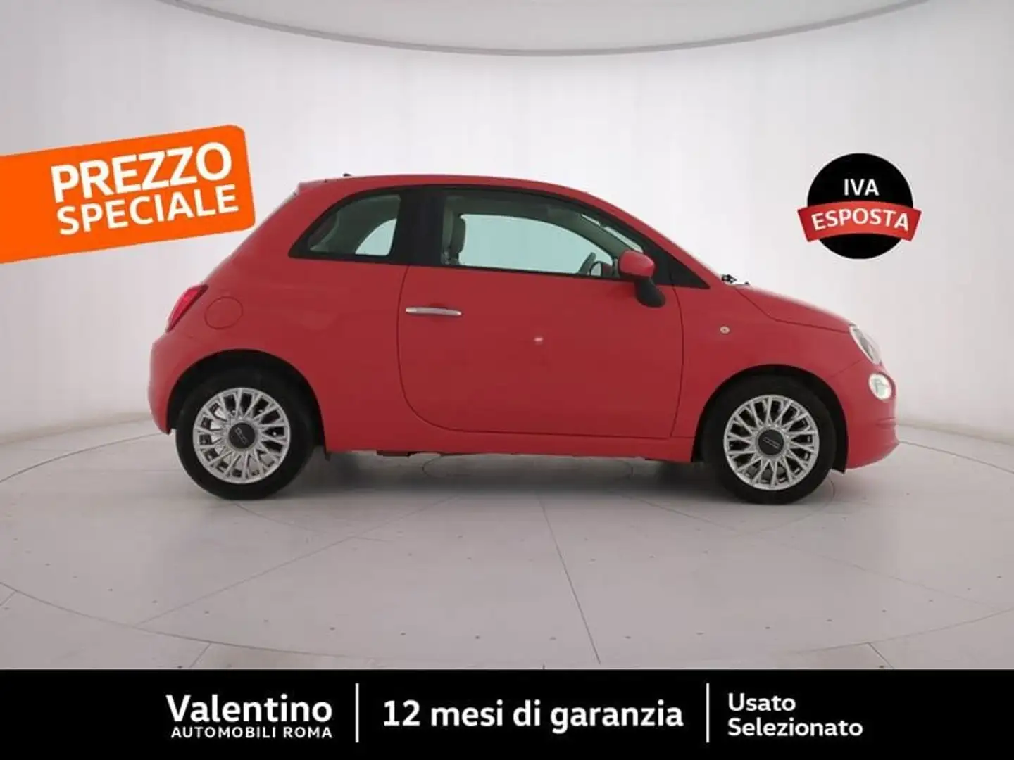 Fiat 500 1.0 Hybrid Lounge Rosso - 2