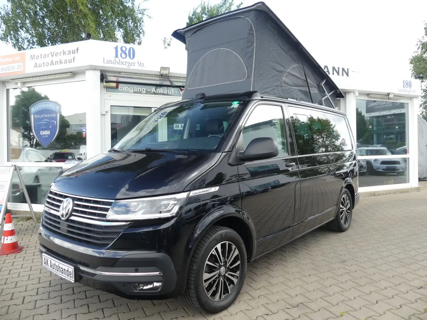 Volkswagen T6 California T6.1 California Beach Camper Aut. ACC LED Navi Noir - 1
