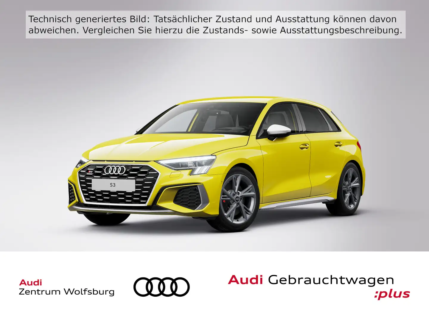 Audi S3 2.0 TFSI S-tronic quattro Einparkhi Gelb - 1
