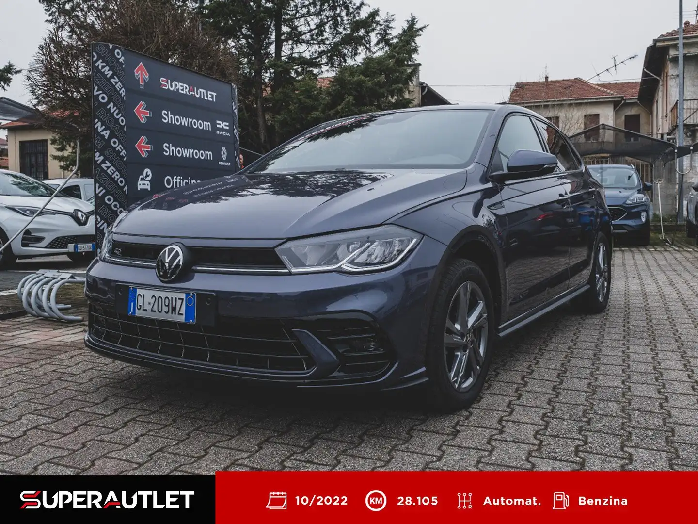 Volkswagen Polo 1.0 TSI 95cv R Line DSG Šedá - 1