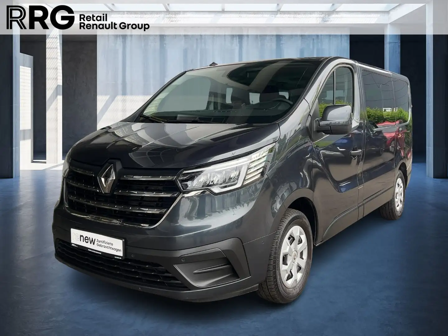 Renault Trafic 2.0 BLUE dCi 150 L1H1 3,0t (8/9 Sitze) Grau - 1