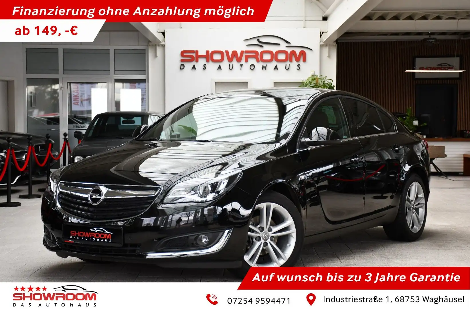 Opel Insignia Lim. OPC-Line Sport-Paket Navi 1.Hand Noir - 1