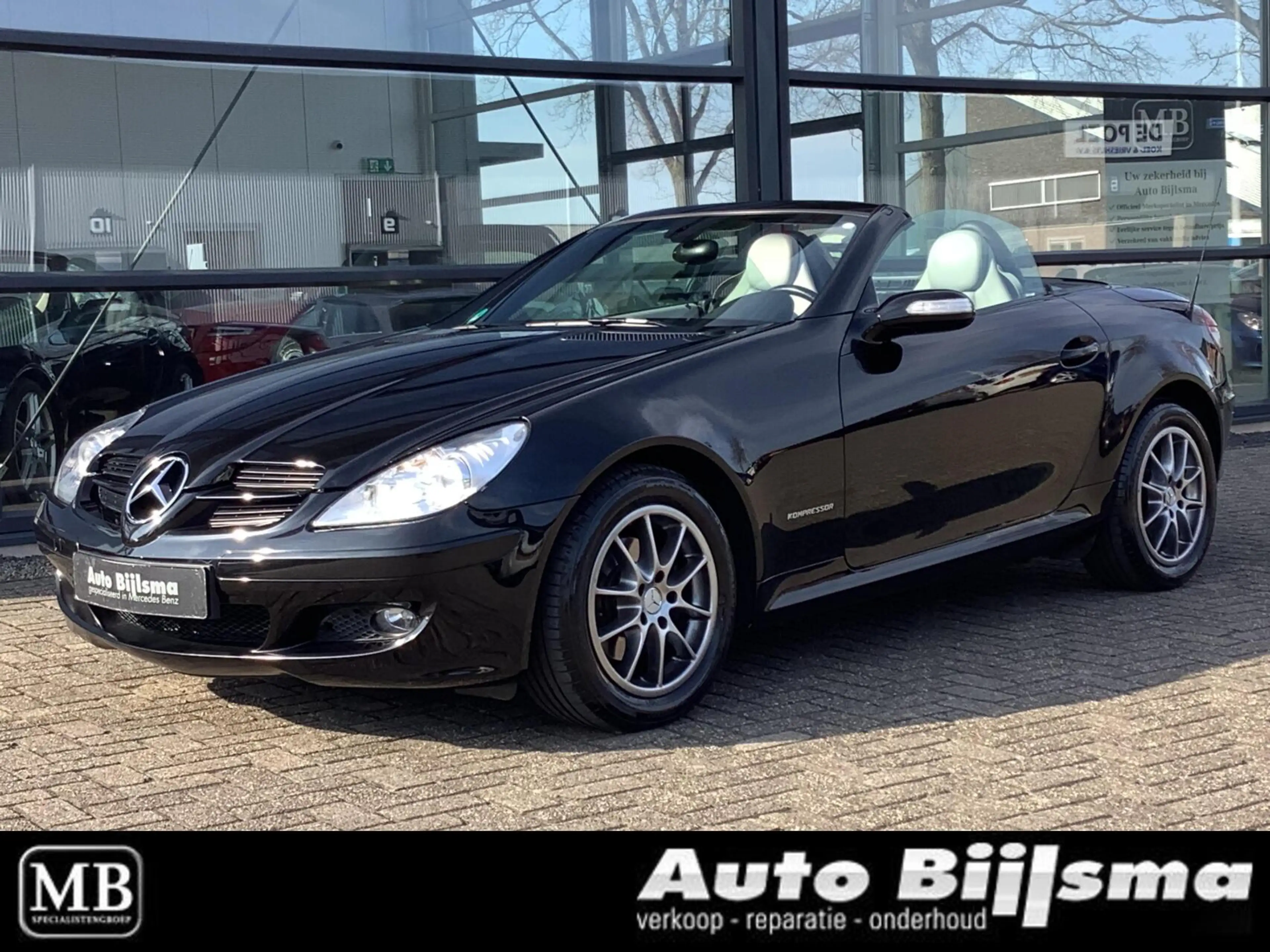 Mercedes-Benz SLK 200 K. Automaat, airco, lederen bekleding,