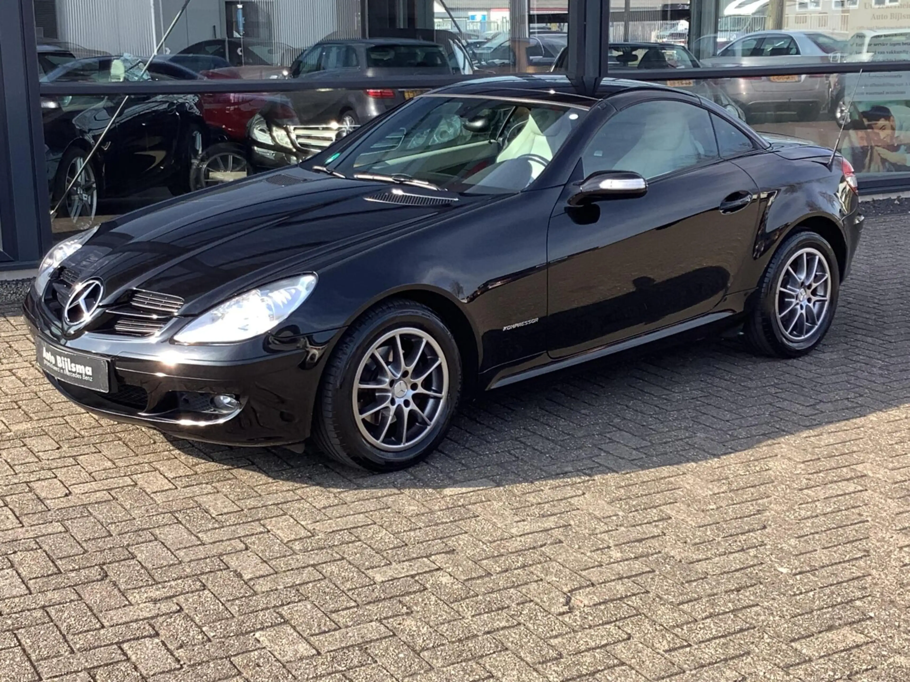 Mercedes-Benz SLK 200 K. Automaat, airco, lederen bekleding, — photo 3