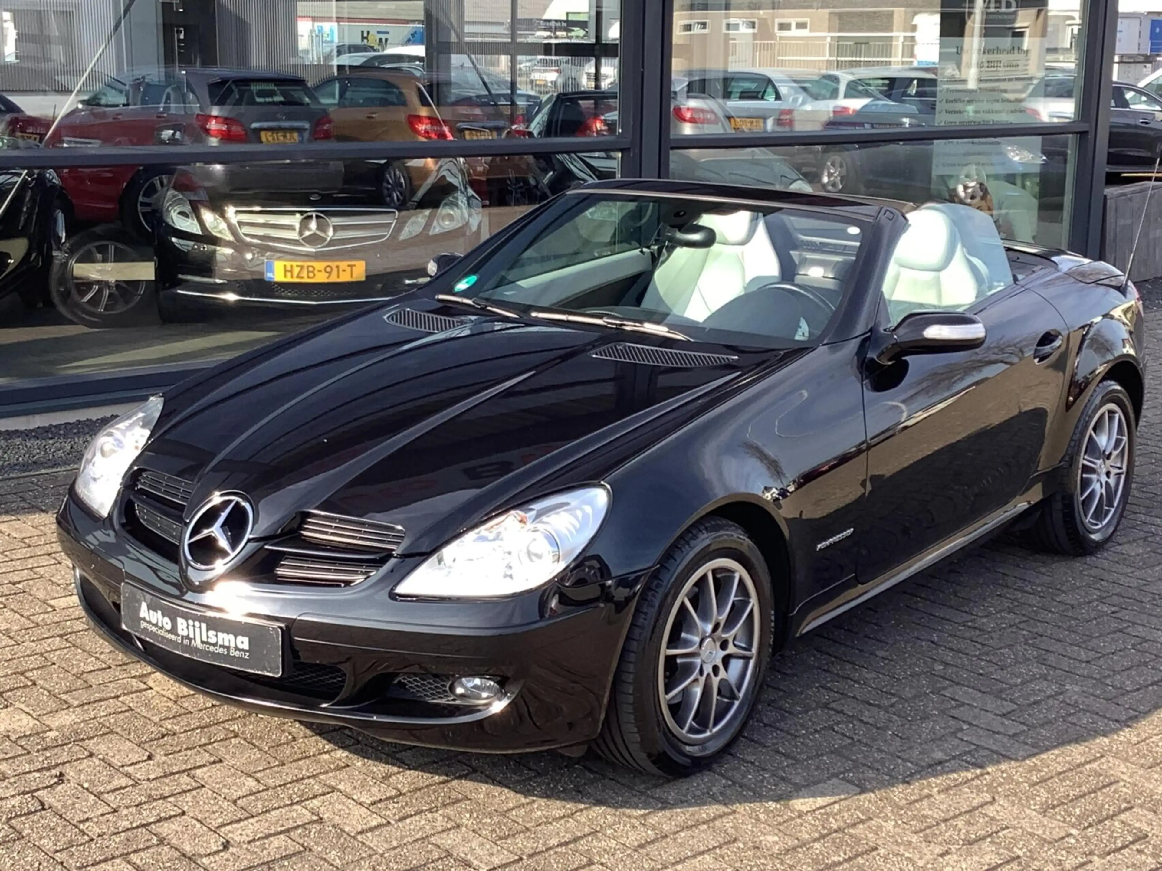 Mercedes-Benz SLK 200 K. Automaat, airco, lederen bekleding, — photo 2