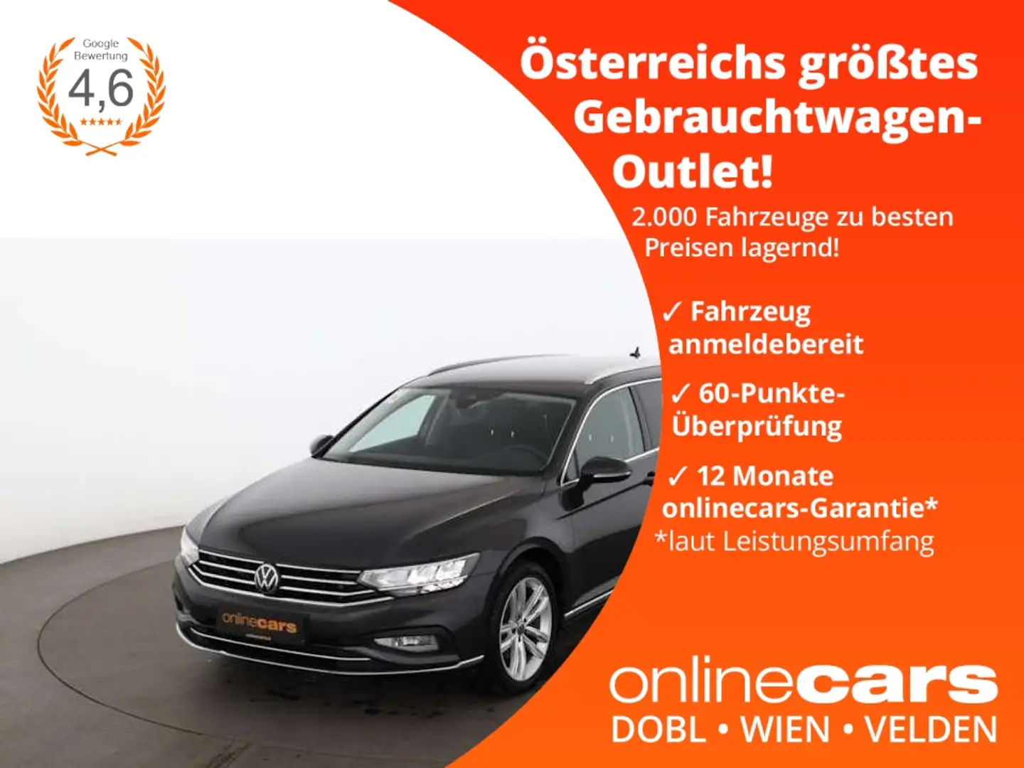 Volkswagen Passat Variant 1.5 TSI Elegance Aut LED HEAD-UP Grau - 1