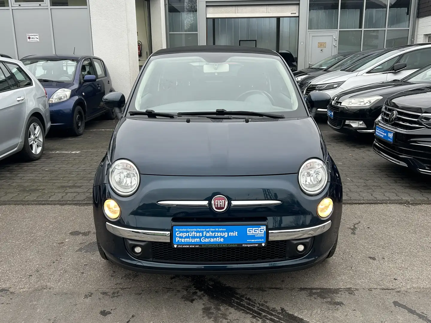 Fiat 500 Lounge Cabrio BT-Audio SHZ Azul - 2