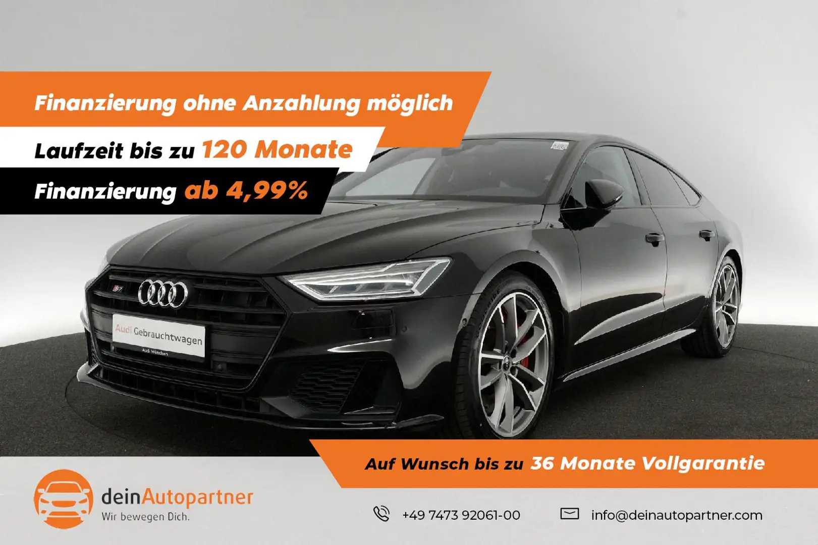 Audi S7 Sportback 3.0 TDI quattro LED RFK Navi Leder B&O Noir - 1