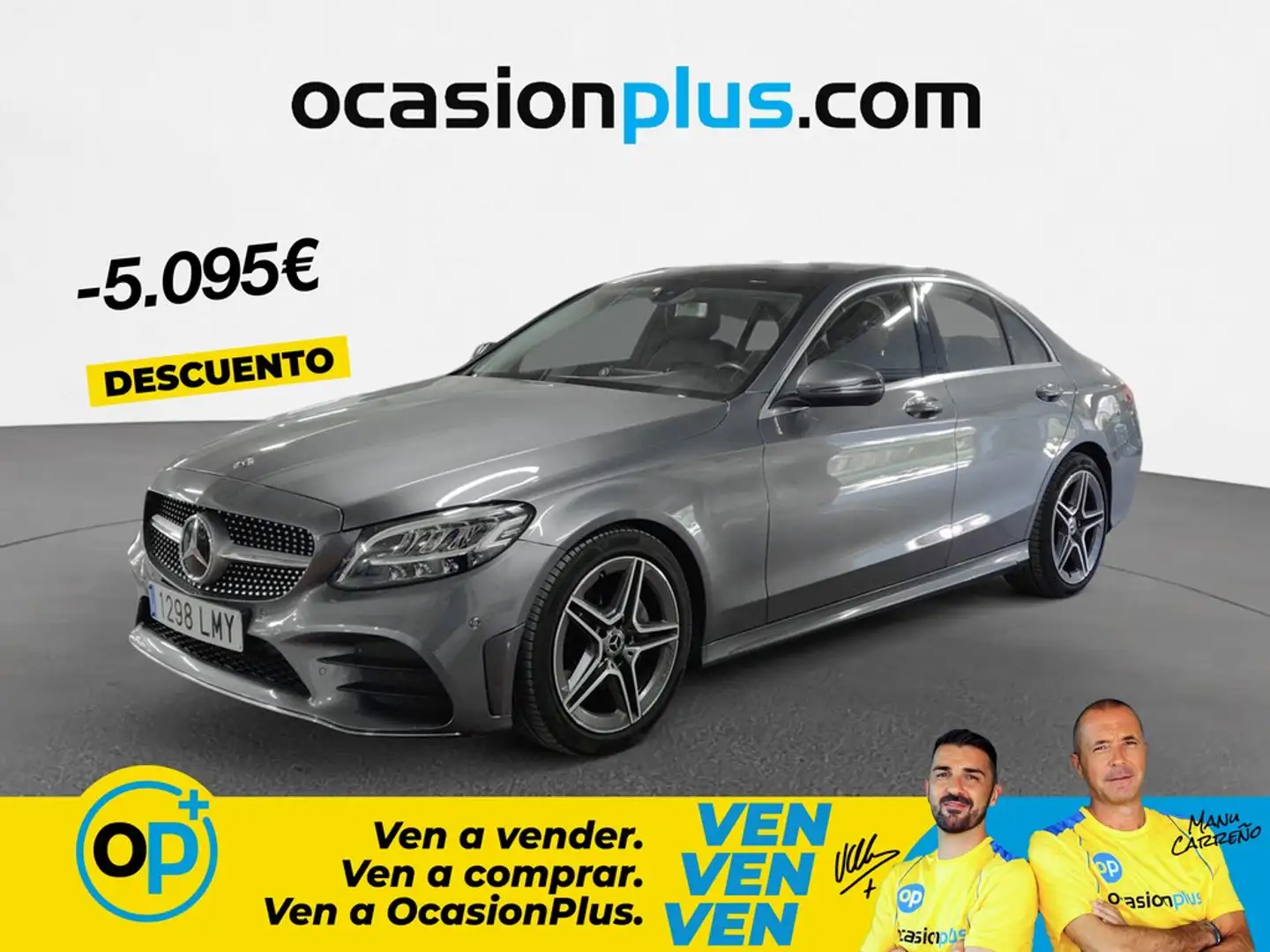Mercedes-Benz C 200 9G-Tronic Gris - 1