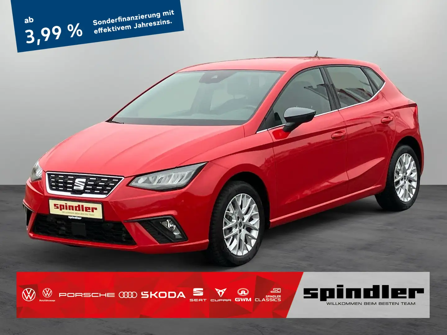 SEAT Ibiza Xcellence 1.0 TSI DSG / FullLink, RFK, LED Rood - 1