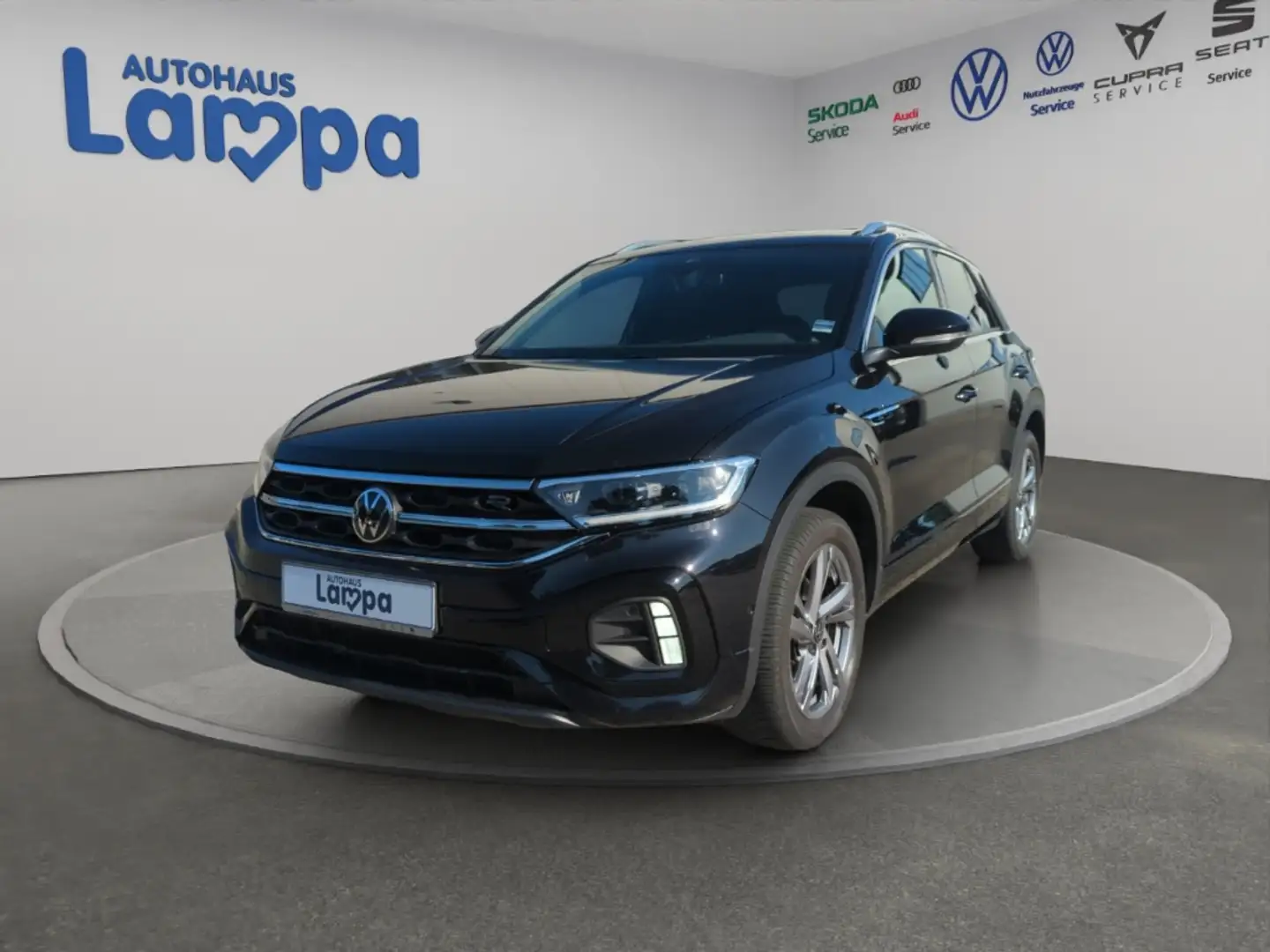 Volkswagen T-Roc R-Line 1.0 TSI 6-Gang AHK,NAV,SHZ,RFK,ACC,DAB+ Schwarz - 2