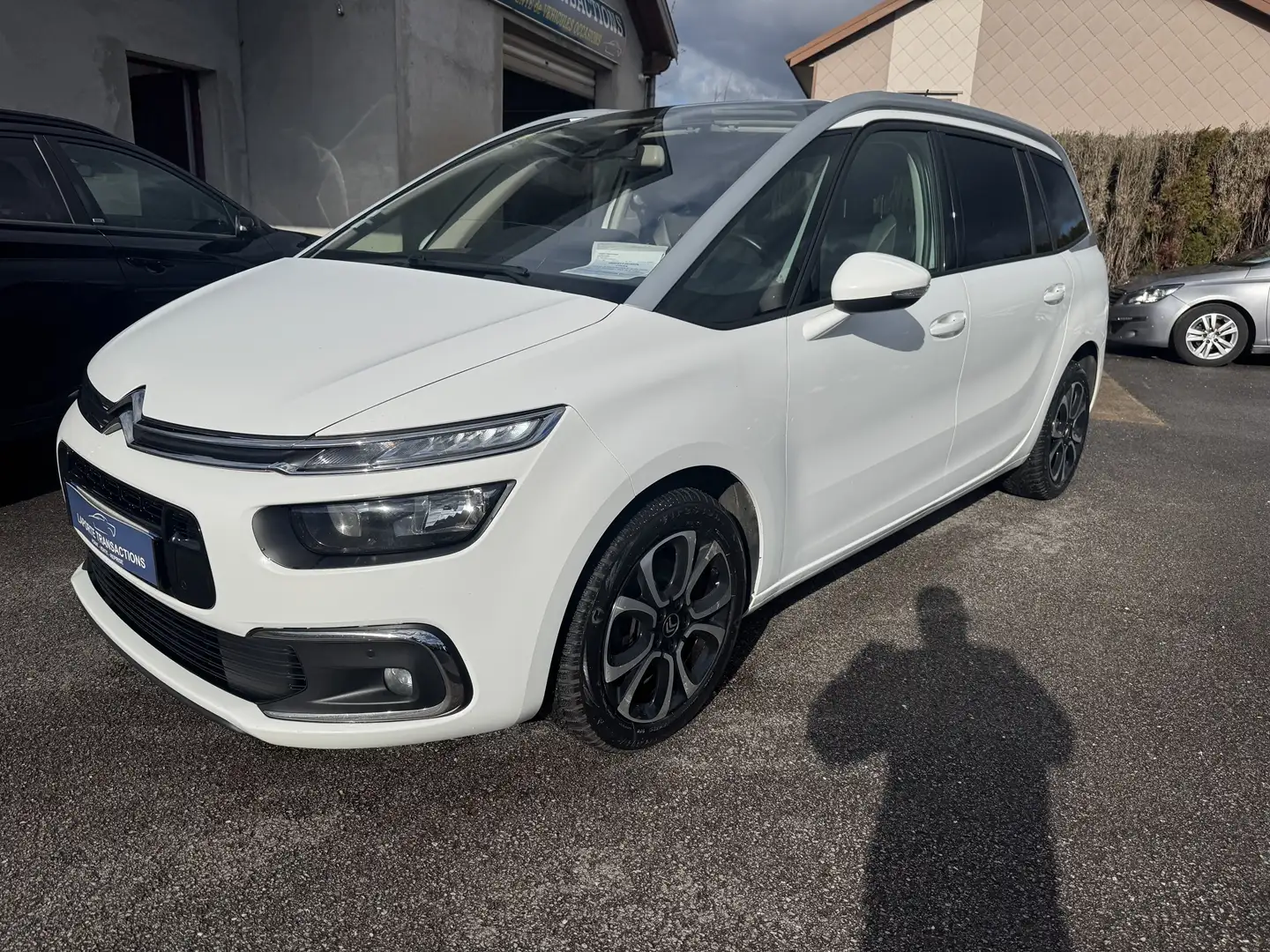 Citroen Grand C4 SpaceTourer BLUEHDI 160CH S\u0026S BUSINESS + EAT8 E6.D-TEMP Blanc - 1