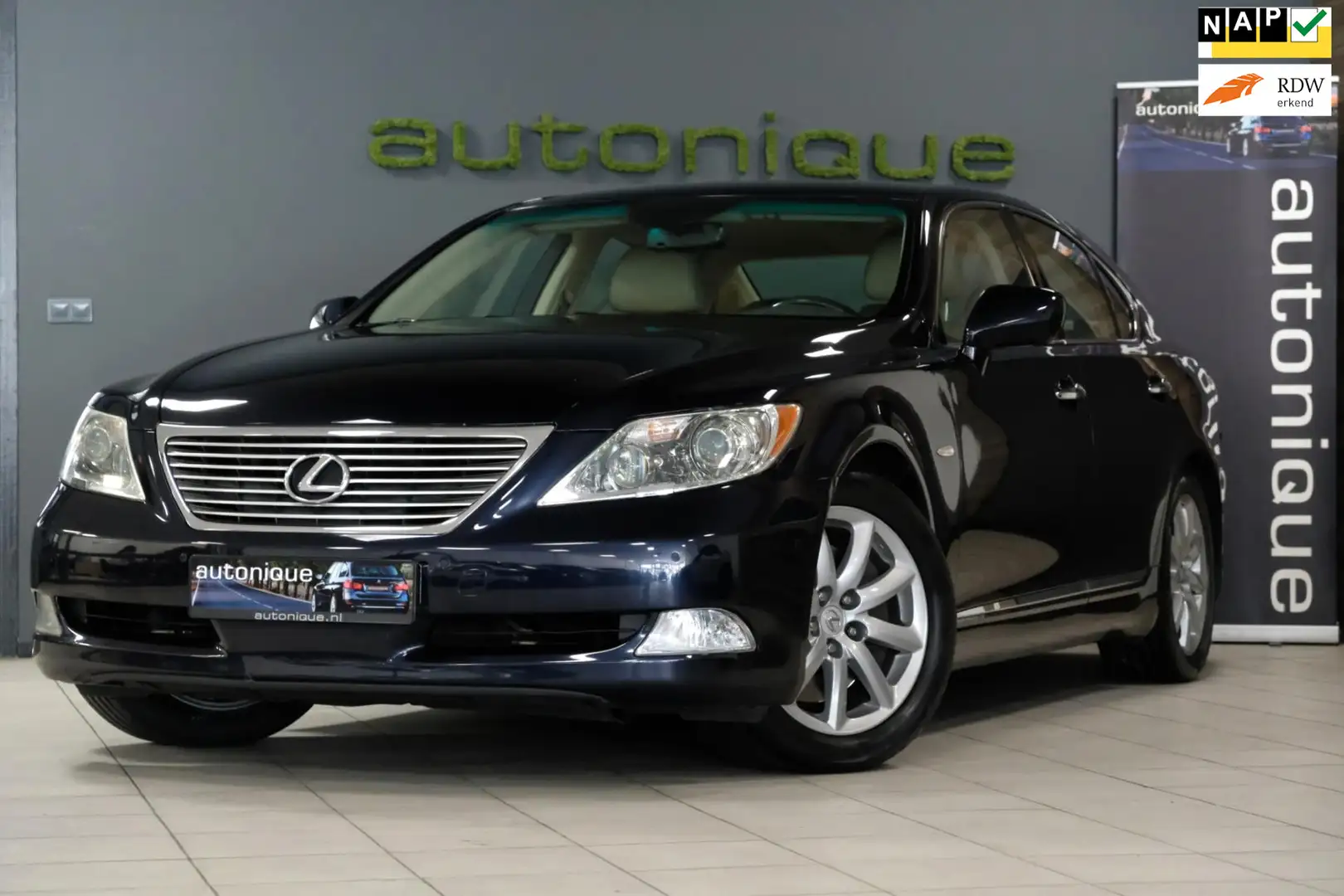 Lexus LS 460 Luxury *4 Nieuwe Banden* 167dkm! Leder/Navi V8 381 Blau - 1
