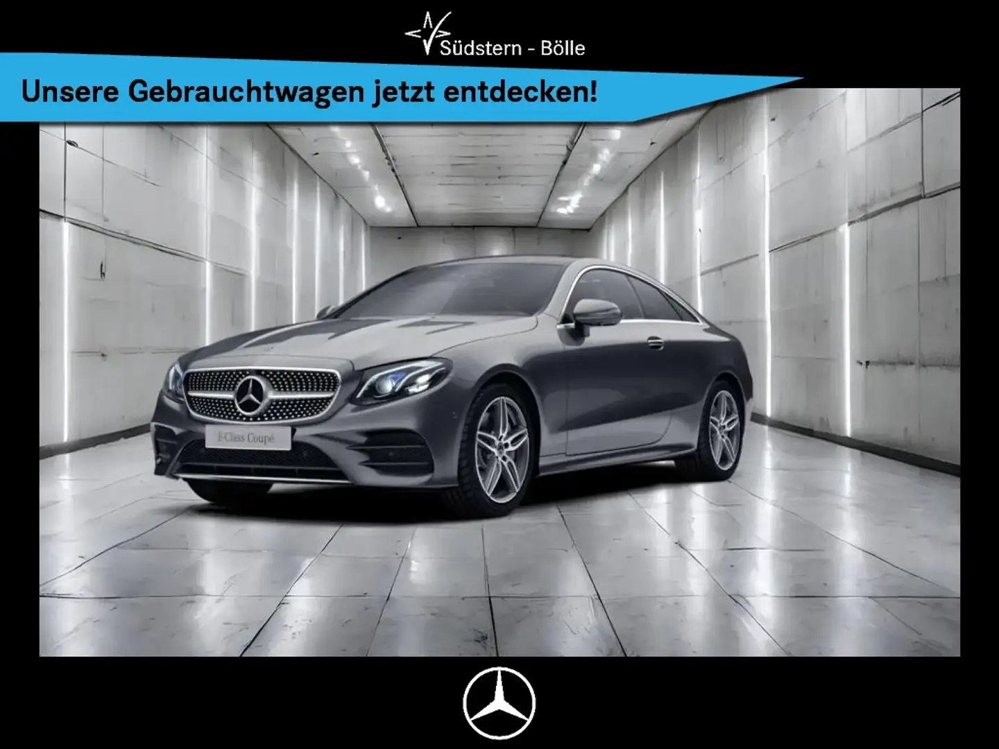 Mercedes-Benz E 400 4M Coupé AMG+AMBIENTE+DISTRO+MULTIBEAM+SHZ Grau - 1