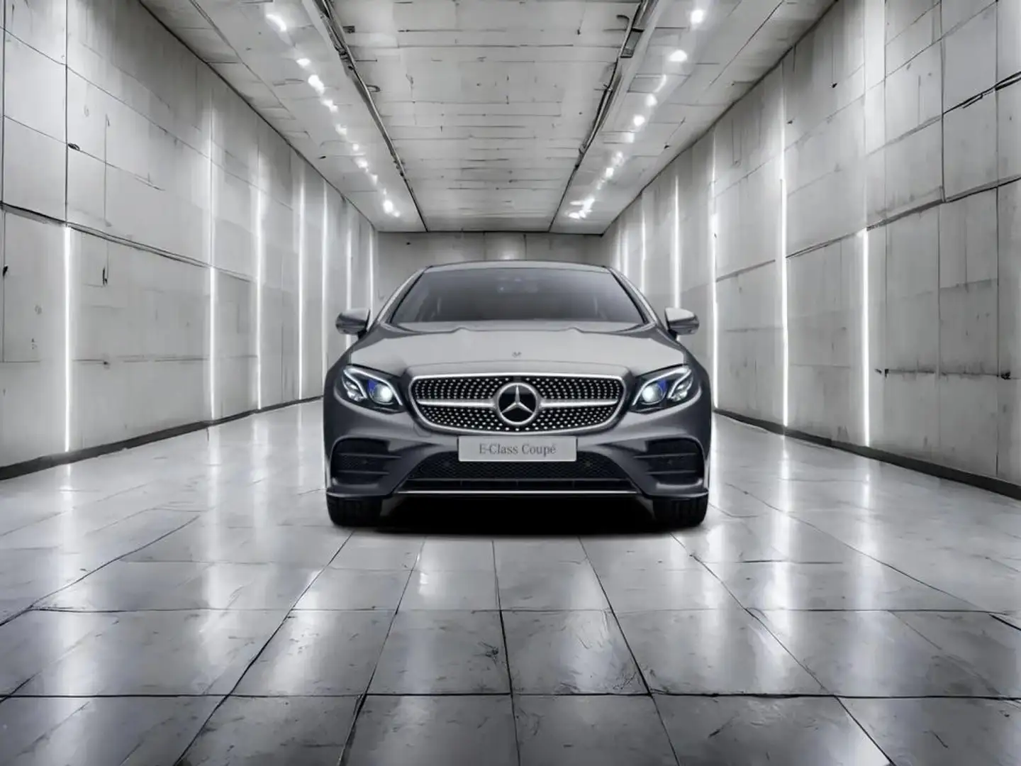 Mercedes-Benz E 400 4M Coupé +AMG+DISTRO+SHZ+AMBIENTE+KAMERA Gris - 2