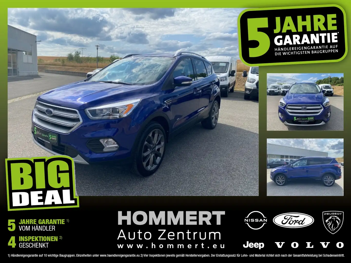 Ford Kuga 1.5 EcoBoost Titanium *AHK*ACC*Kamera*Park* Blau - 1