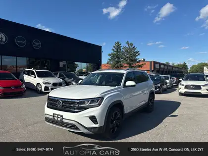 White 2022 Volkswagen Atlas 8-Speed Automatic