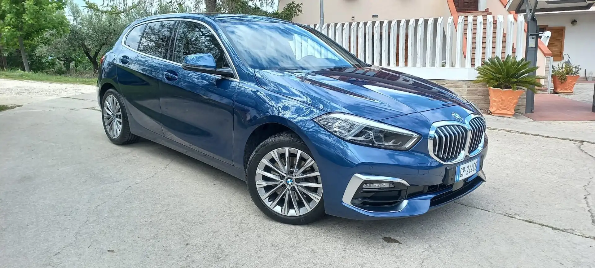 BMW 116 Serie 1 F40 116i Luxury Blu/Azzurro - 1