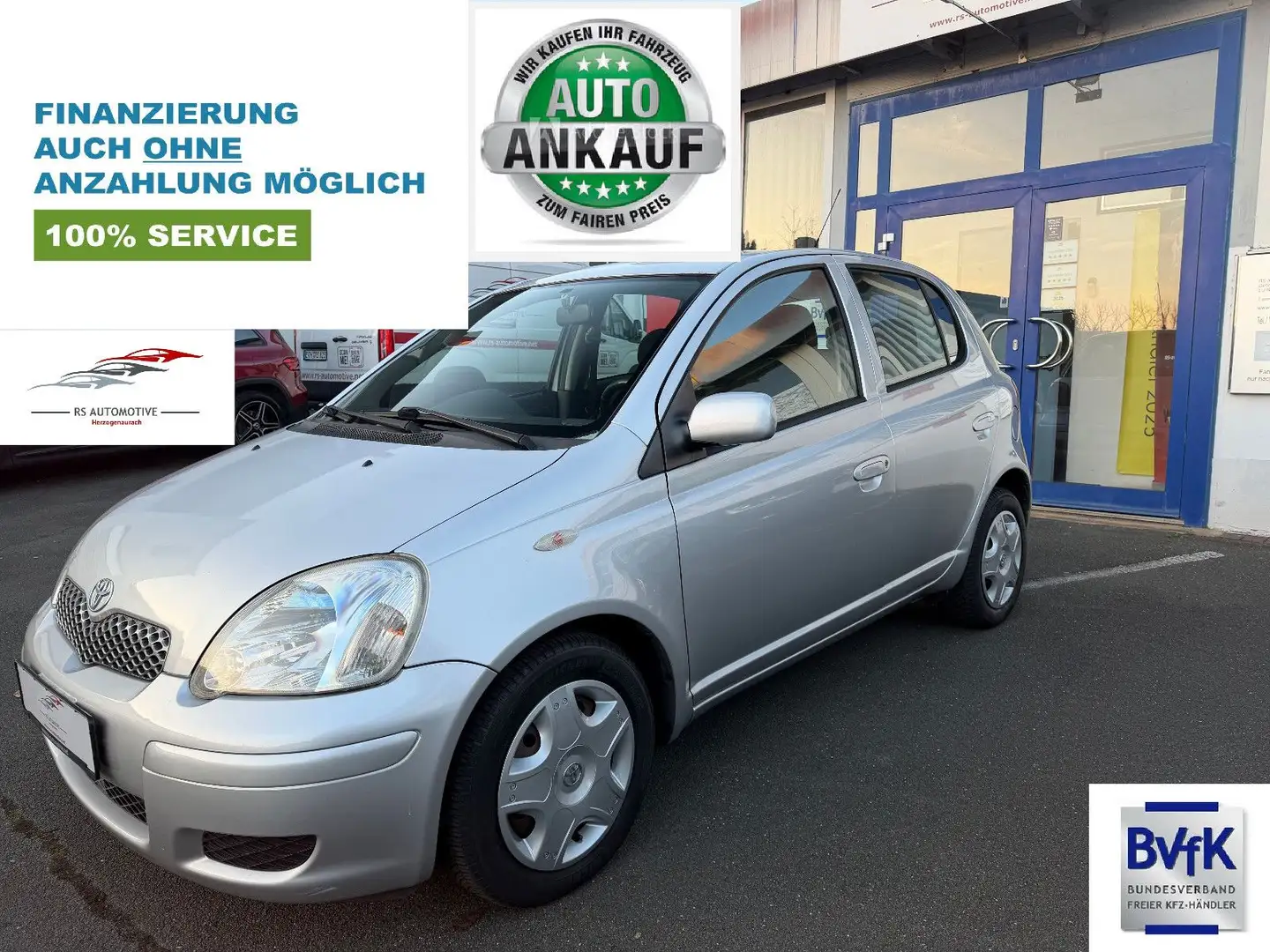 Toyota Yaris 1.3 Sol Automatik 5-Türer*Klima*eFH*PDC* Silber - 1