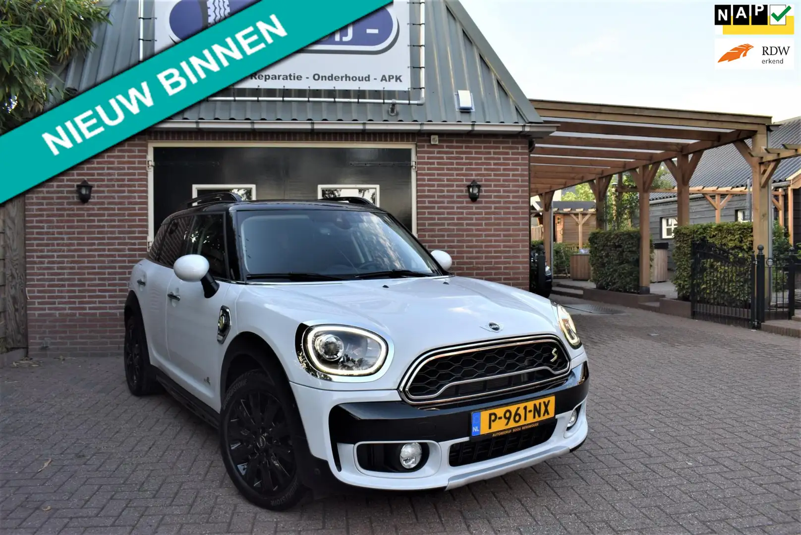 MINI Cooper S Countryman Mini 2.0 E ALL4 Chili/HYBRID/AUTOM/NAVI/CRUISE/CAM Blanco - 1