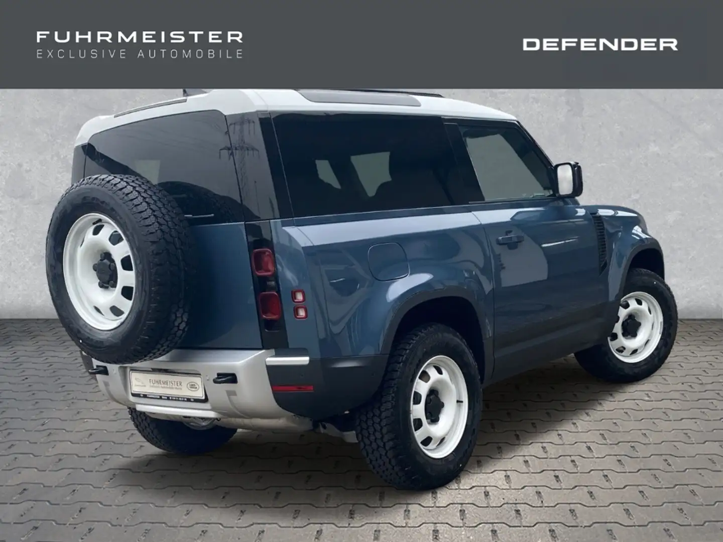 Land Rover Defender 90 D200 SE Faltdach Winter-Paket AHK elktr. Blau - 2