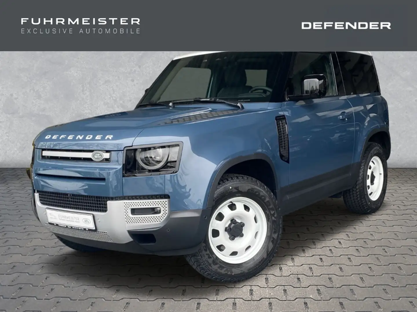 Land Rover Defender 90 D200 SE Faltdach Winter-Paket AHK elktr. Blau - 1