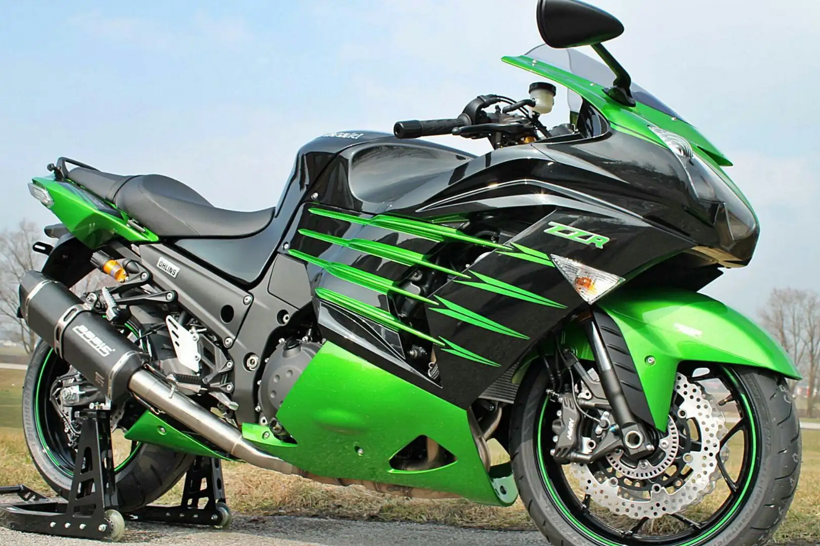 Kawasaki ZZR 1400 Performance Sport Green - 1
