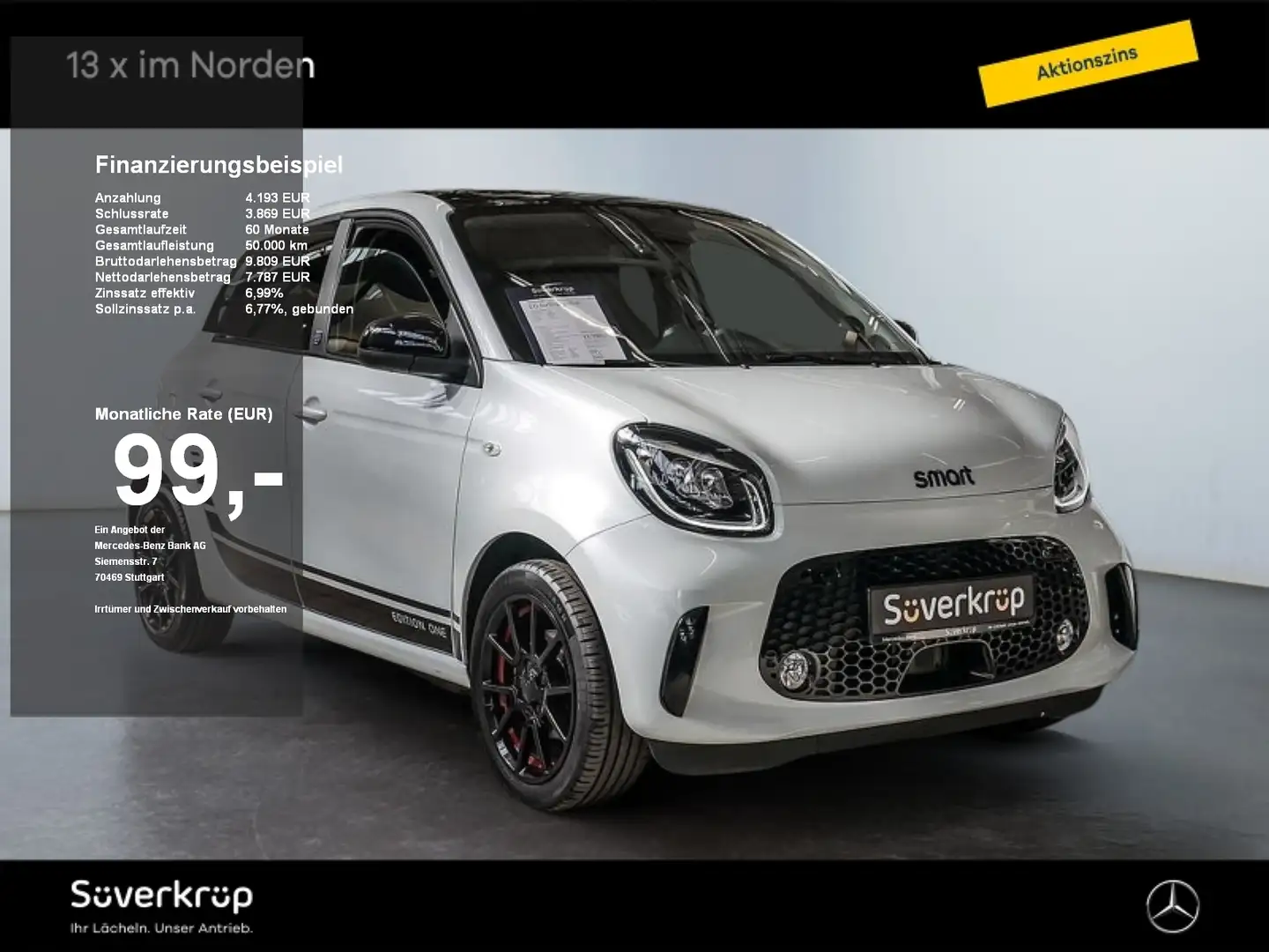 smart forFour EQ  pulse EXCLUSIVE PANO KAMERA SHZ Weiß - 1